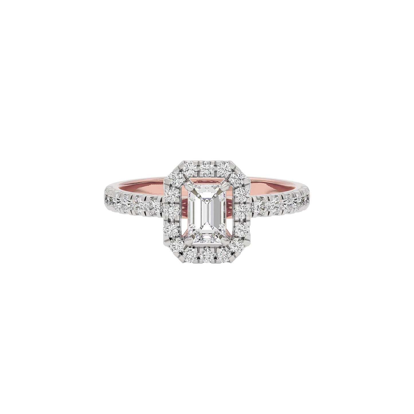 Dazzling Blush Diamond Ring 18 KT / Rose Gold / 22
