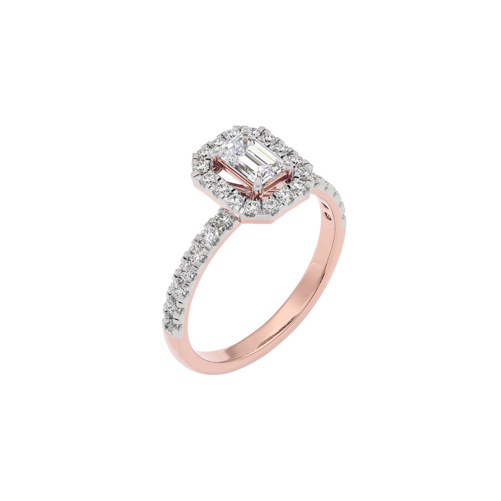 Dazzling Blush Diamond Ring 18 KT / Rose Gold / 22