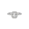 Dazzling Blush Diamond Ring 18 KT / White Gold / 22
