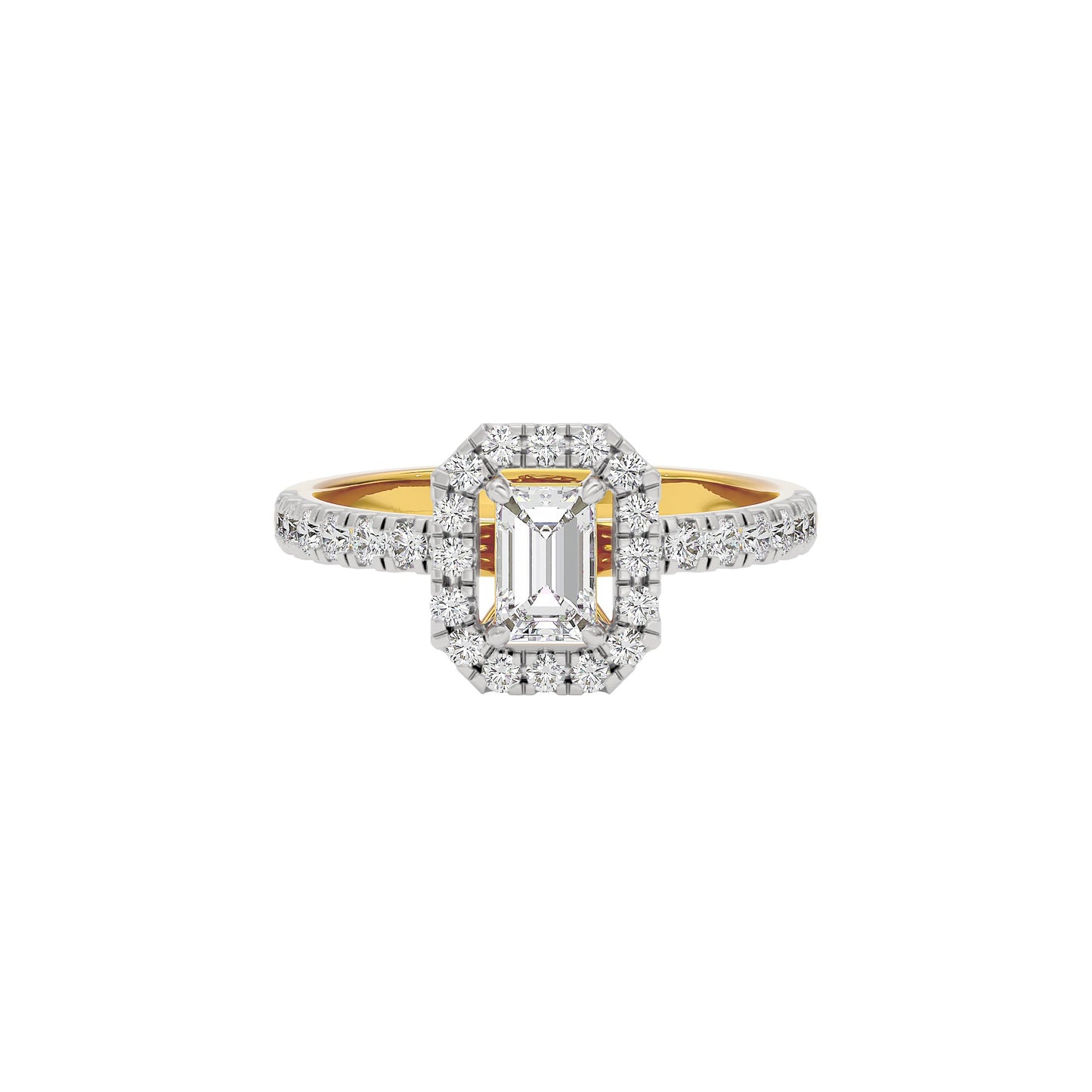 Dazzling Blush Diamond Ring 18 KT / Yellow Gold / 22