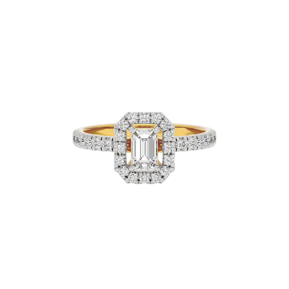 Dazzling Blush Diamond Ring 18 KT / Yellow Gold / 22