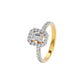 Dazzling Blush Diamond Ring 18 KT / Yellow Gold / 22