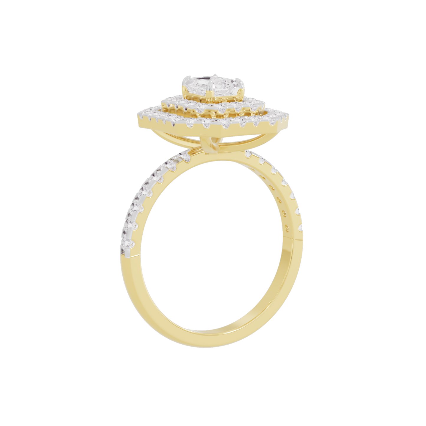 Dazzling Blush Diamond Ring