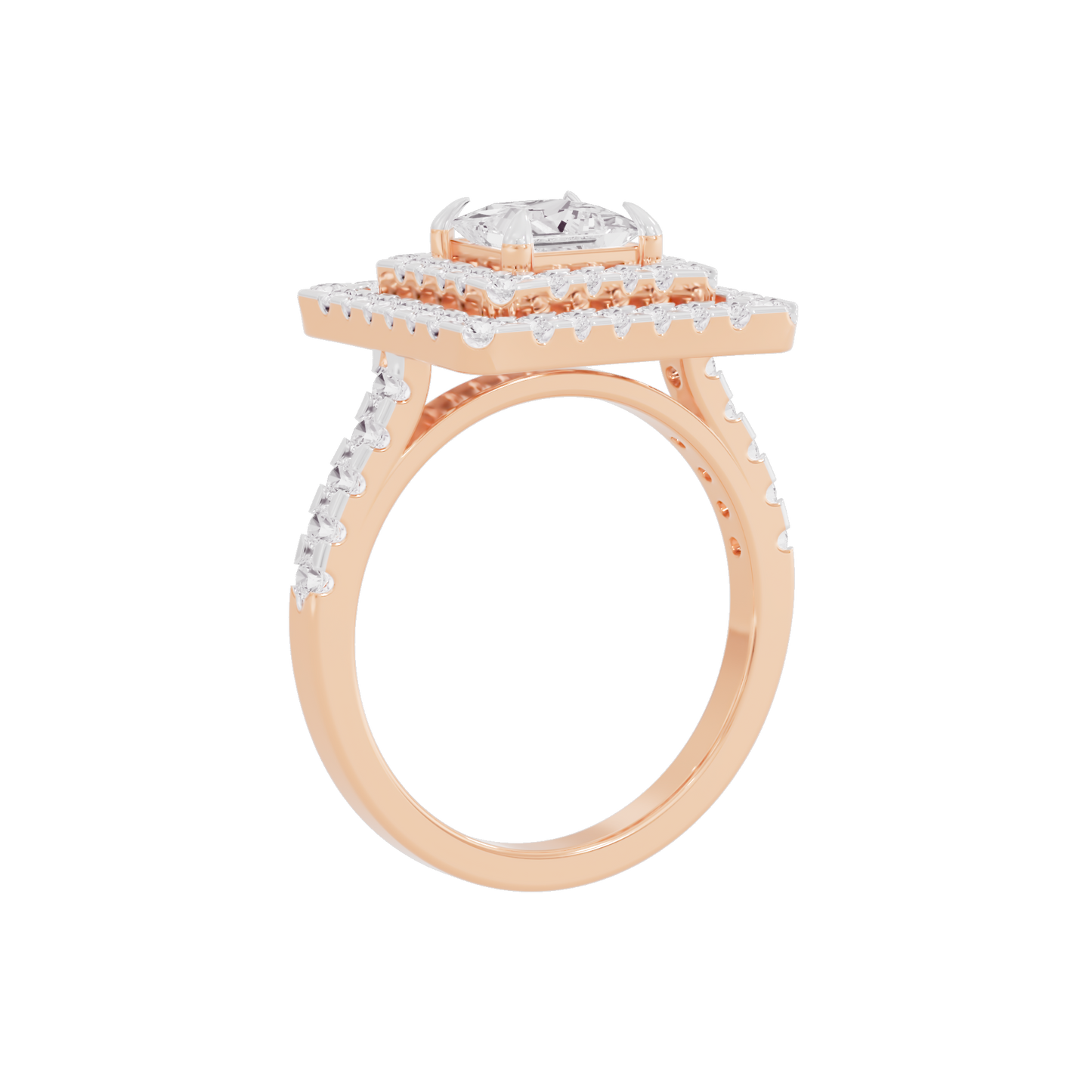 Blushing Bloom Diamond Ring