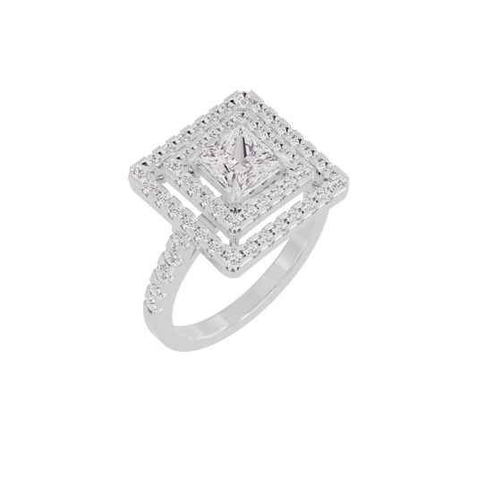 Blushing Bloom Diamond Ring