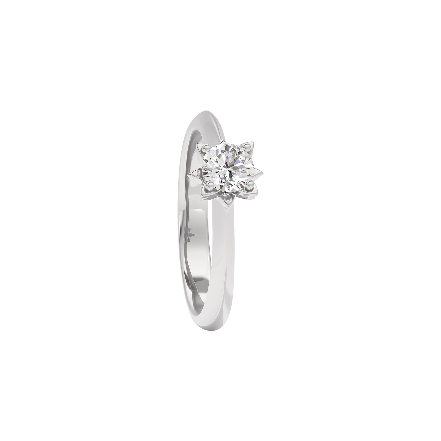 Luminary Glow Diamond Ring 18 KT / White Gold / 22