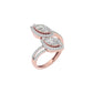 Heavenly Horizon Diamond Ring 18 KT / Rose Gold / 22