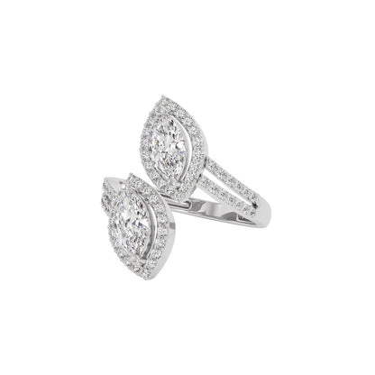 Heavenly Horizon Diamond Ring 18 KT / White Gold / 22