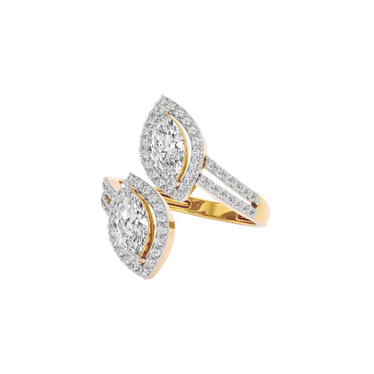 Heavenly Horizon Diamond Ring 18 KT / Yellow Gold / 22