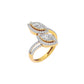 Heavenly Horizon Diamond Ring 18 KT / Yellow Gold / 22