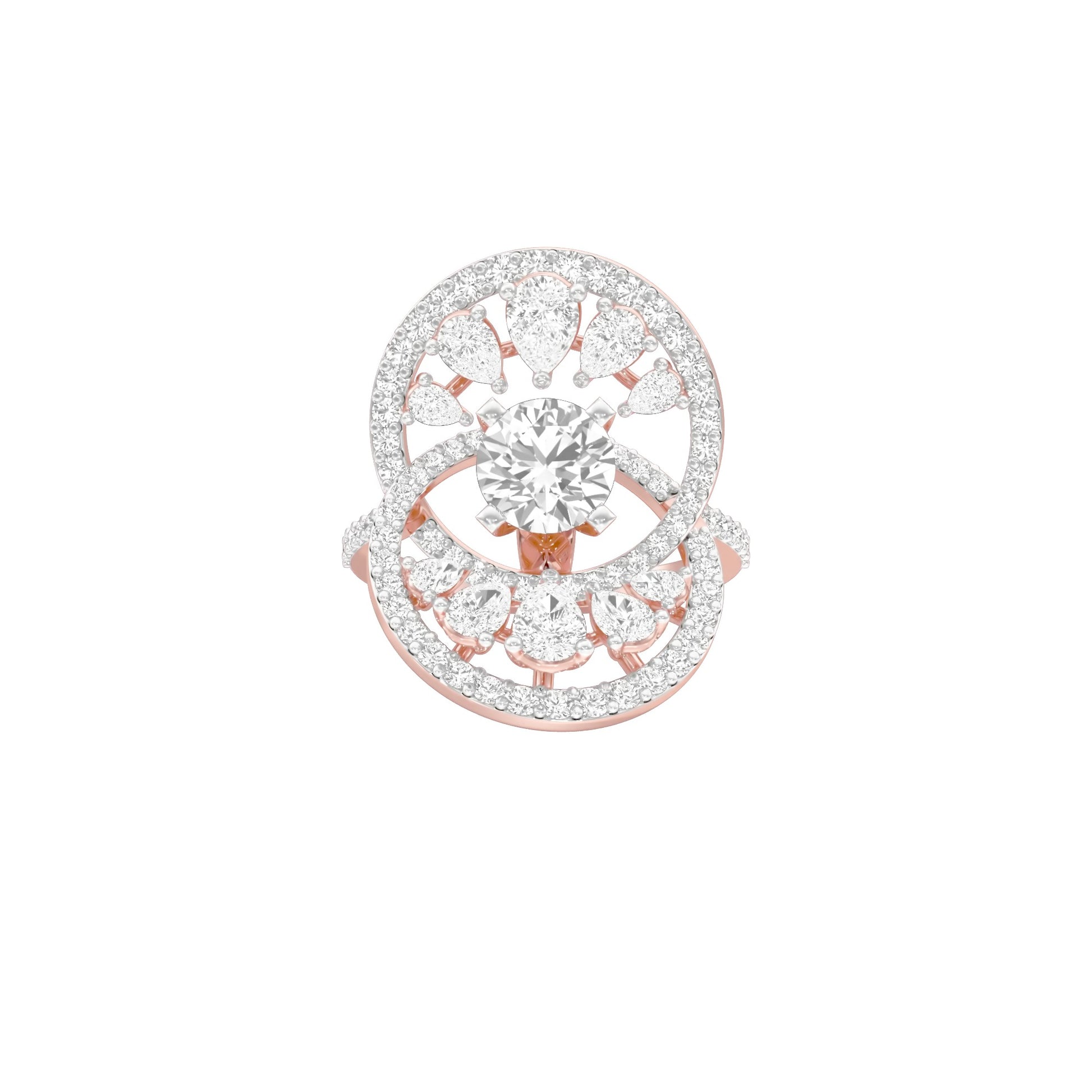 Celestial Serenity Diamond Ring 18 KT / Rose Gold / 22