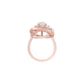 Celestial Serenity Diamond Ring 18 KT / Rose Gold / 22