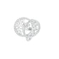Celestial Serenity Diamond Ring 18 KT / White Gold / 22