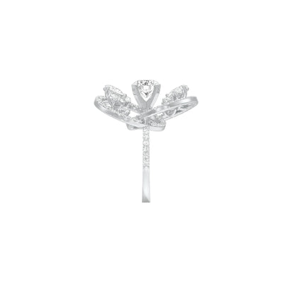 Celestial Serenity Diamond Ring 18 KT / White Gold / 22