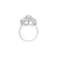 Celestial Serenity Diamond Ring 18 KT / White Gold / 22
