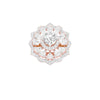 Captivating Beauty Diamond Ring 18 KT / Rose Gold / 22