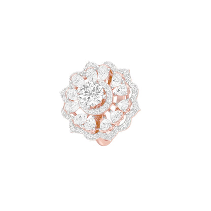 Captivating Beauty Diamond Ring 18 KT / Rose Gold / 22
