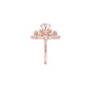 Captivating Beauty Diamond Ring 18 KT / Rose Gold / 22