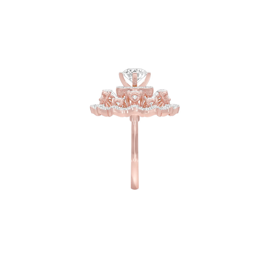 Captivating Beauty Diamond Ring 18 KT / Rose Gold / 22