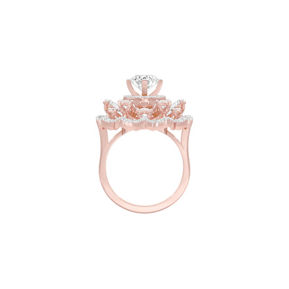 Captivating Beauty Diamond Ring 18 KT / Rose Gold / 22