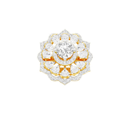 Captivating Beauty Diamond Ring 18 KT / Yellow Gold / 22