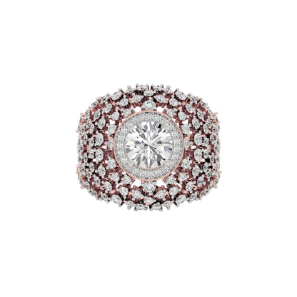 Serene Symphony Diamond Ring 18 KT / Rose Gold / 22