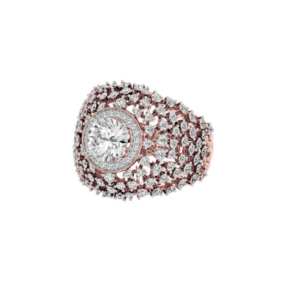 Serene Symphony Diamond Ring 18 KT / Rose Gold / 22
