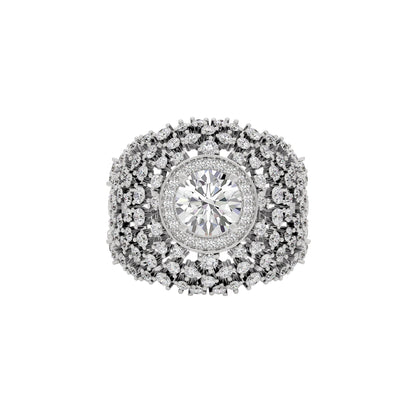 Serene Symphony Diamond Ring 18 KT / White Gold / 22