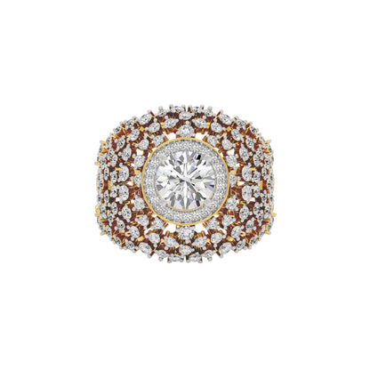 Serene Symphony Diamond Ring 18 KT / Yellow Gold / 22