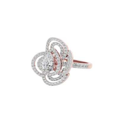Serene Cluster Diamond Ring 18 KT / Rose Gold / 22