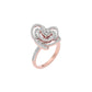 Serene Cluster Diamond Ring 18 KT / Rose Gold / 22