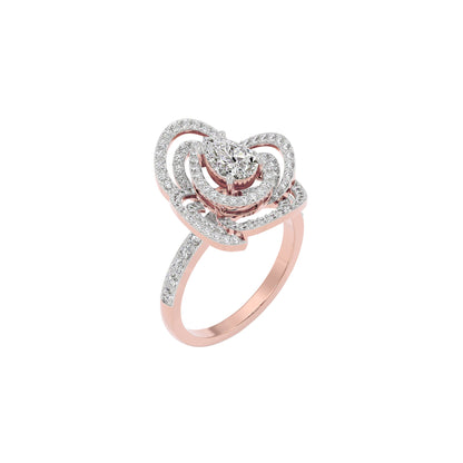Serene Cluster Diamond Ring 18 KT / Rose Gold / 22