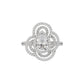 Serene Cluster Diamond Ring 18 KT / White Gold / 22