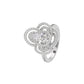 Serene Cluster Diamond Ring 18 KT / White Gold / 22