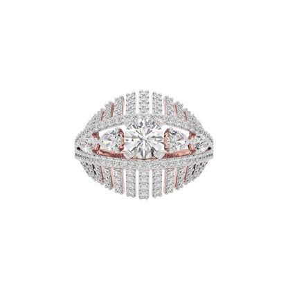 Fairy Pixie Diamond Ring 18 KT / Rose Gold / 22