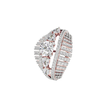 Fairy Pixie Diamond Ring 18 KT / Rose Gold / 22