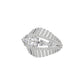 Fairy Pixie Diamond Ring 18 KT / White Gold / 22