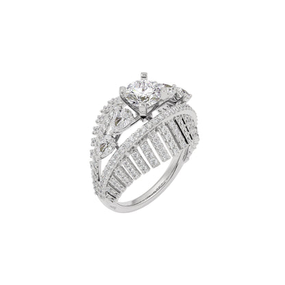 Fairy Pixie Diamond Ring 18 KT / White Gold / 22