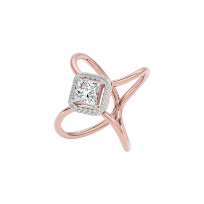 Stellar Diamond Ring 18 KT / Rose Gold / 22