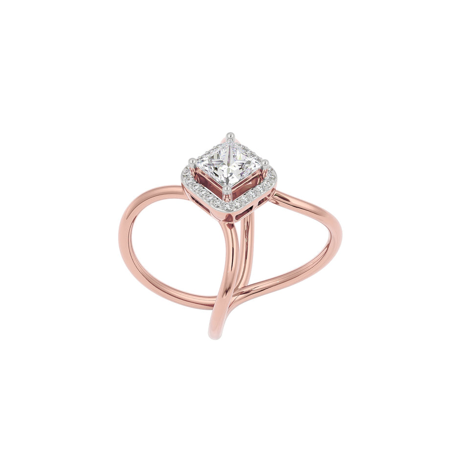 Stellar Diamond Ring 18 KT / Rose Gold / 22