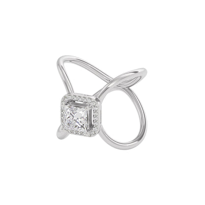 Stellar Diamond Ring 18 KT / White Gold / 22