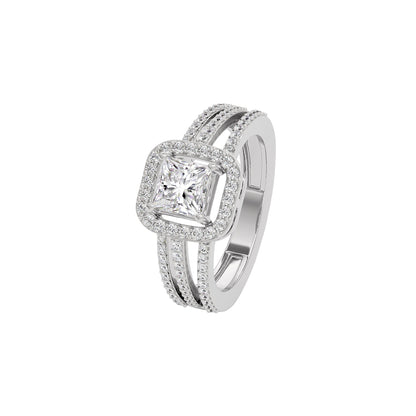 Elegant Nova Diamond Ring 18 KT / White Gold / 22