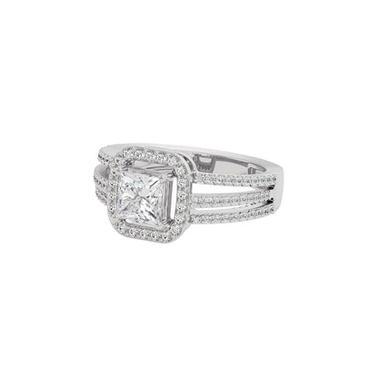 Elegant Nova Diamond Ring 18 KT / White Gold / 22
