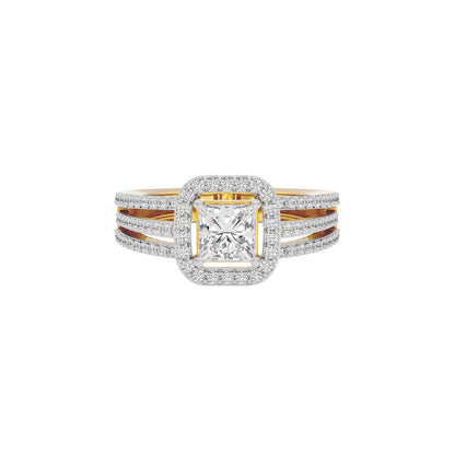 Elegant Nova Diamond Ring 18 KT / Yellow Gold / 22