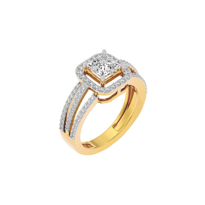 Elegant Nova Diamond Ring 18 KT / Yellow Gold / 22