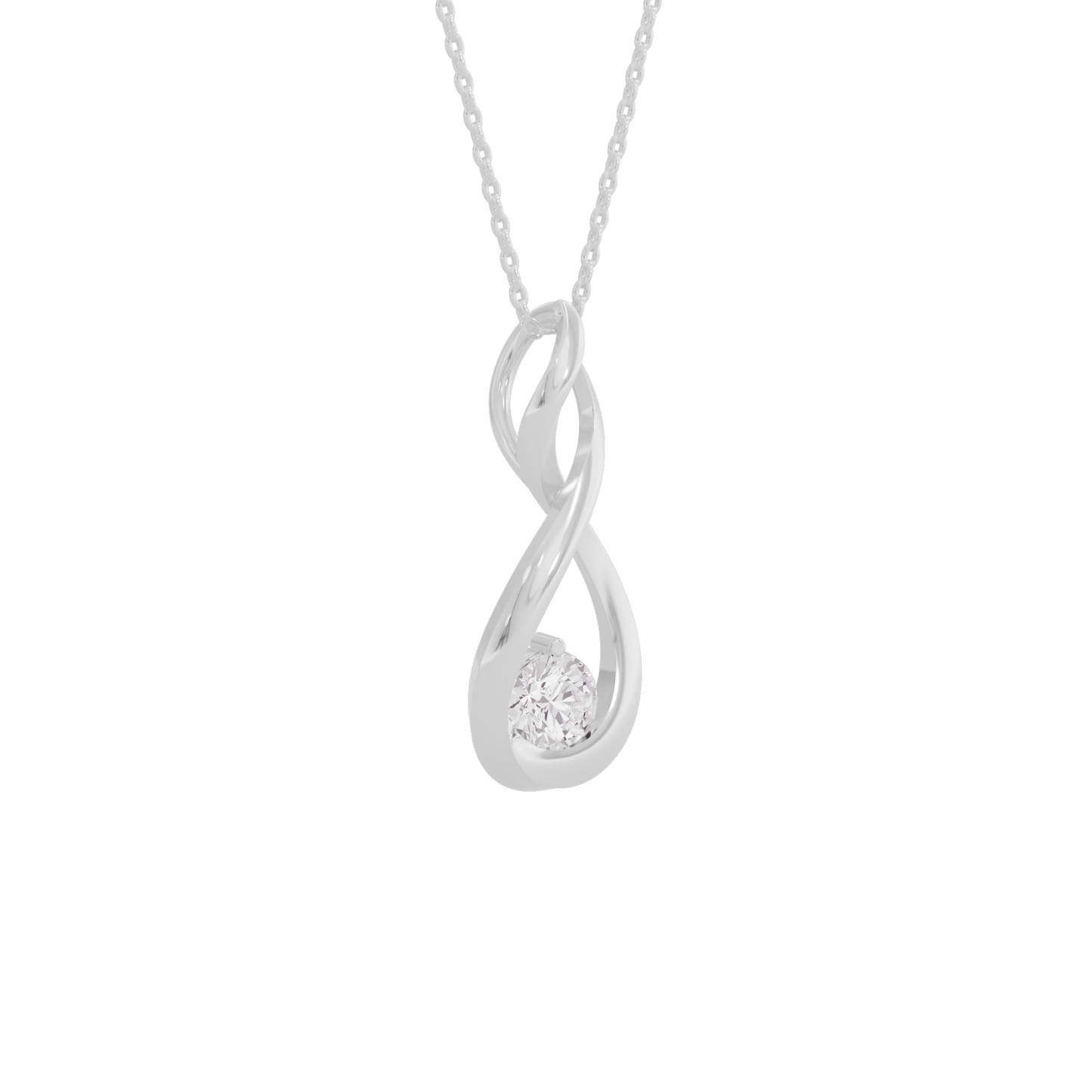 Tranquil Tryst Diamond Pendant