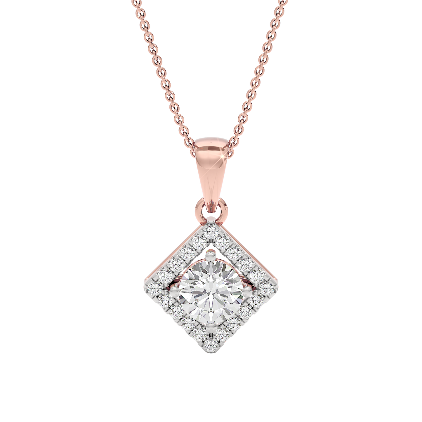 Opulent Whisper Diamond Pendant