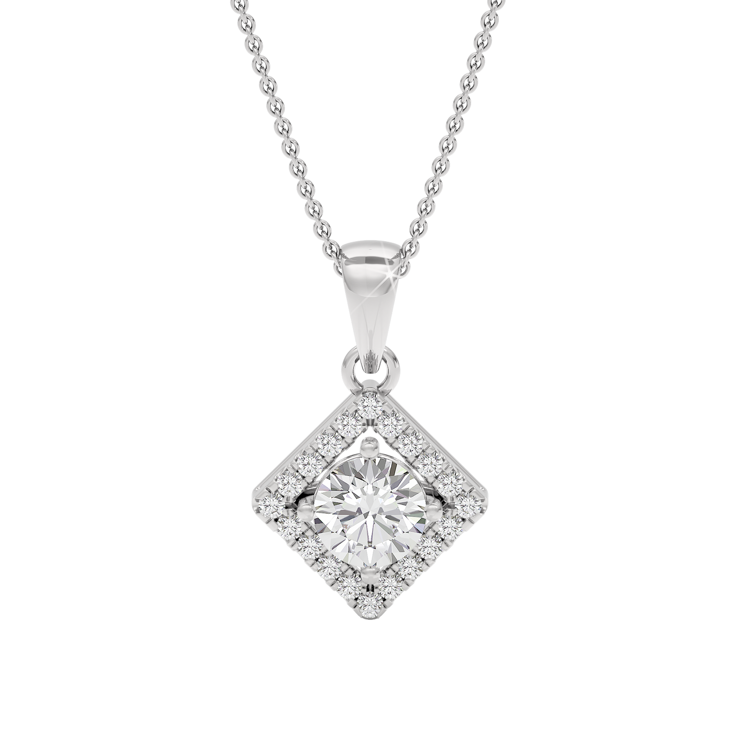 Opulent Whisper Diamond Pendant