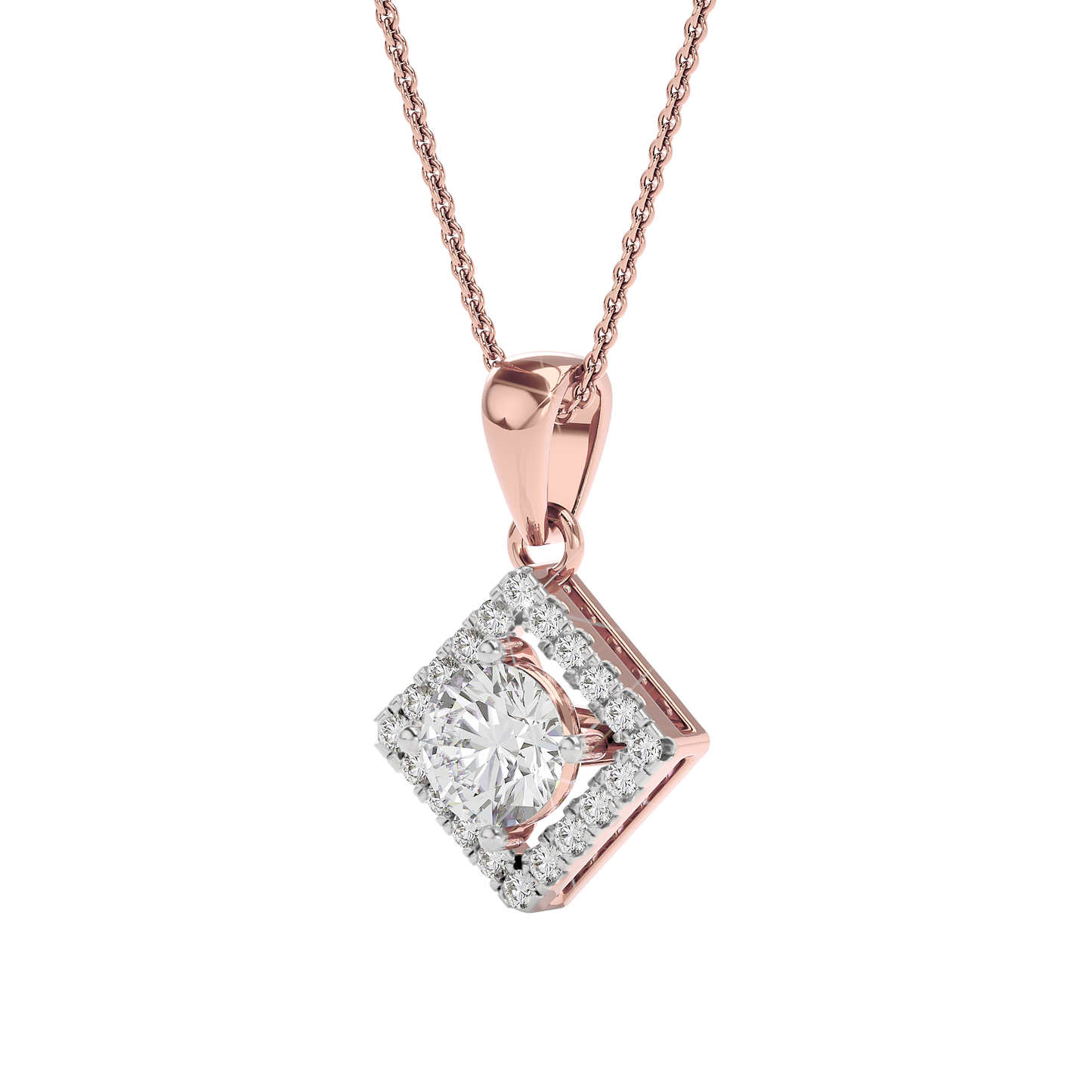 Opulent Whisper Diamond Pendant