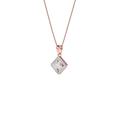 Opulent Whisper Diamond Pendant 18 KT / Rose Gold